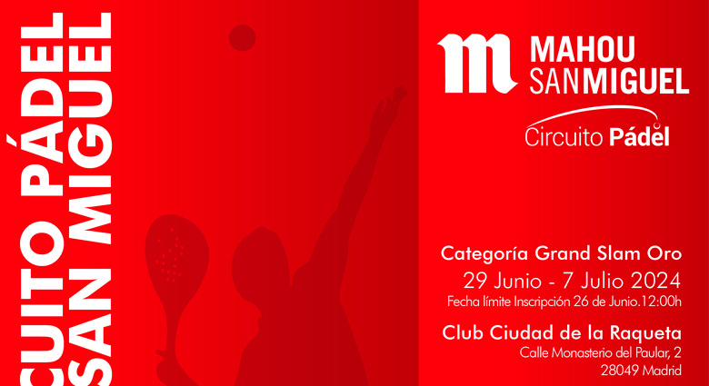 Cartel-tercer-torneo-Mahou-San-Miguel-madrid-Ciudad-de-la-Raqueta-2024