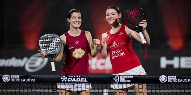 Noemí Aguilar y Letizia Manquillo primera ronda cuadro final Burdeos P2 2024