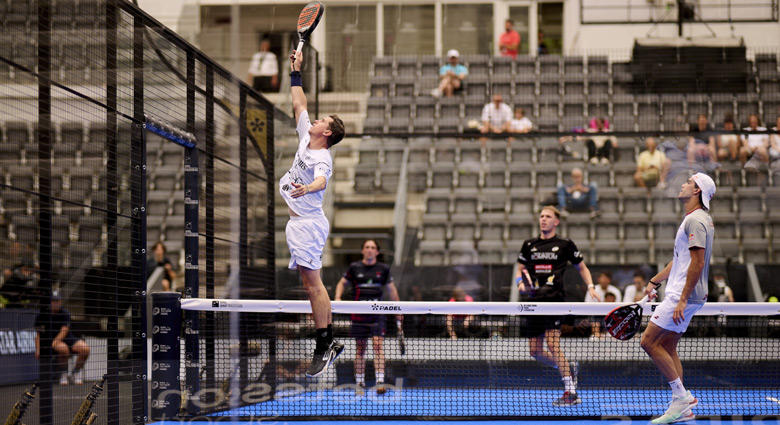 Paquito-Navarro-y-Juan-Lebrón-debut-Roma-Major-2024-fuera