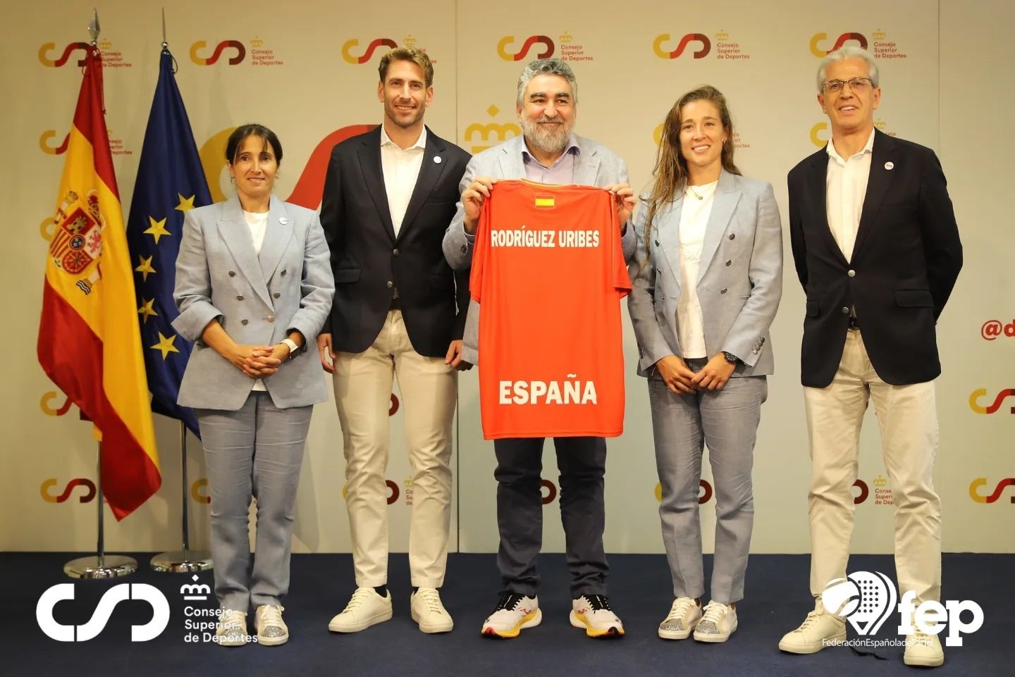 Presencia de la Selección Española de Pádel en el CSD (FEP)