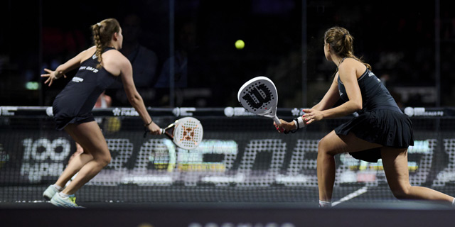 Sofía Saiz y Marina Martínez inicio cuadro final femenino Burdeos 2024 P2