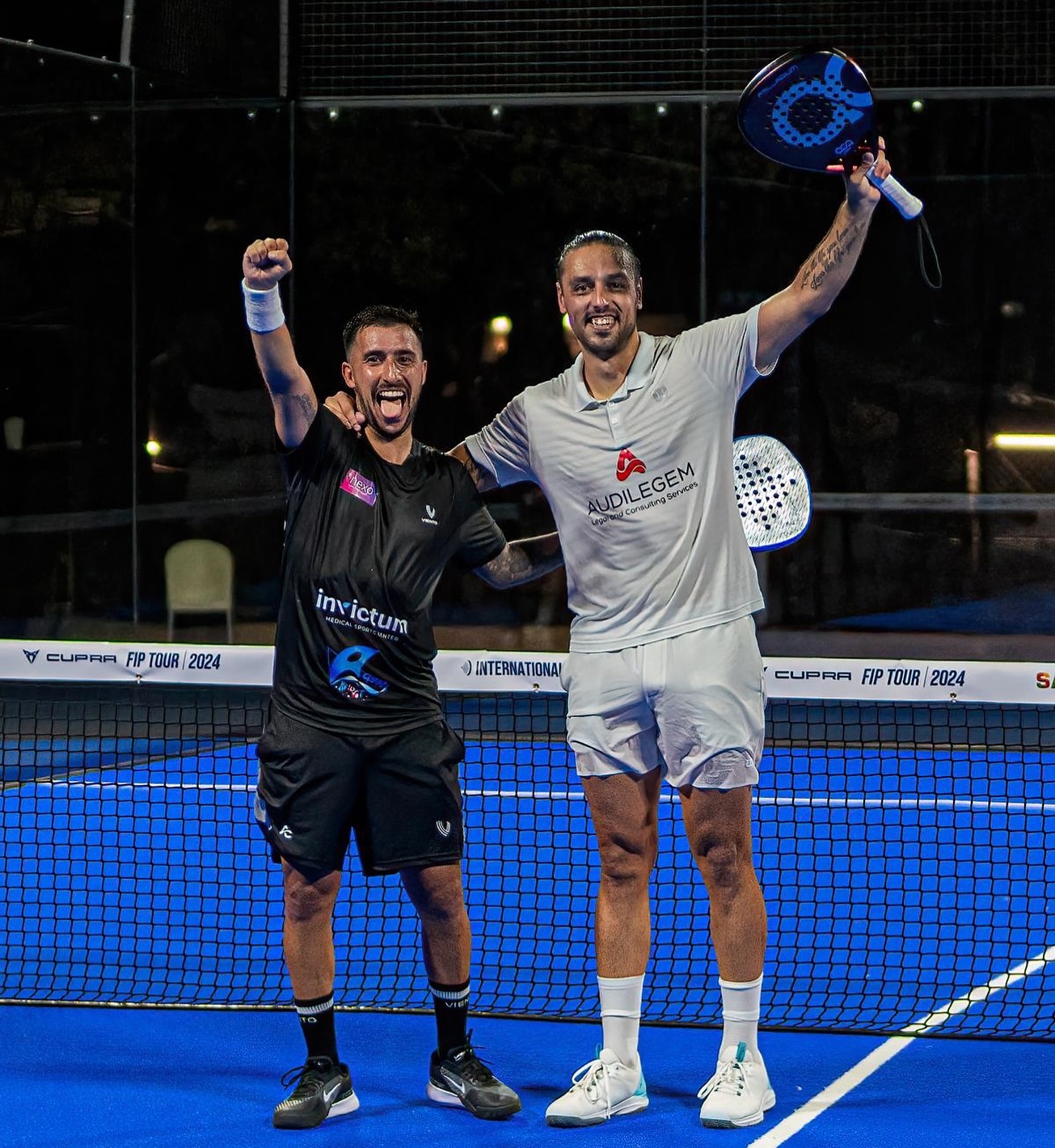 Álvaro Cepero y Pablo Lijó segundo día cuadro final FIP Platinum Cerdeña 2024