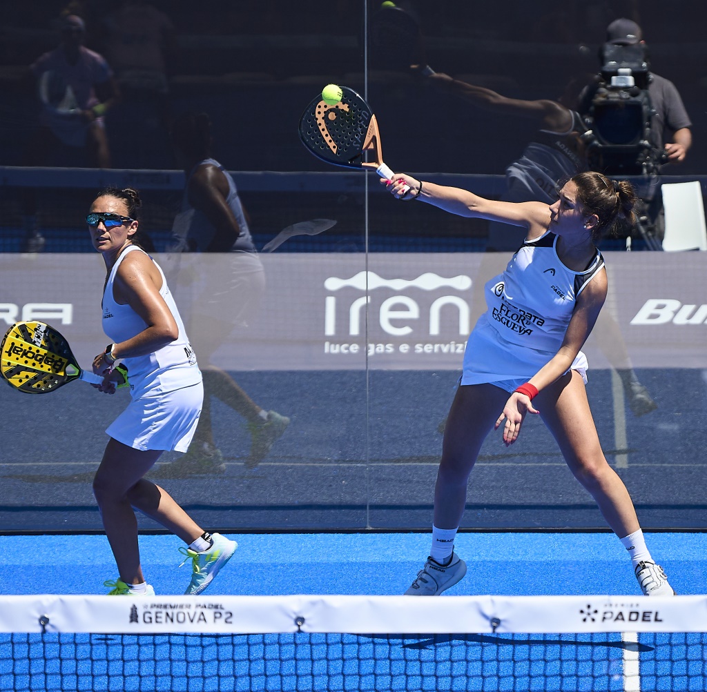 Carmen Goenaga y Virginia Riera cuartos de final Génova P2 2024