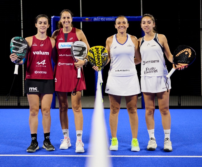 Partido cuartos de final Málaga P1 Gemma y Claudia Fernández