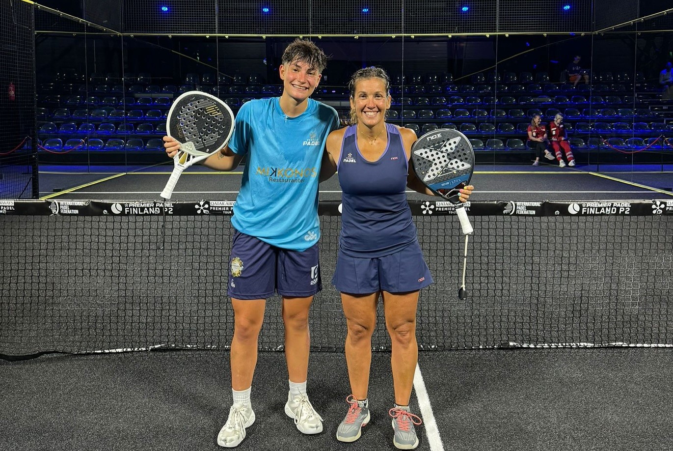 Lucía Peralta y Patricia Ribeiro previas Finlandia P2 finales 2024