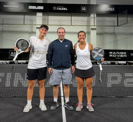 Lucía Peralta y Patrícia Ribeiro primer día previas chicas Finlandia P2 2024