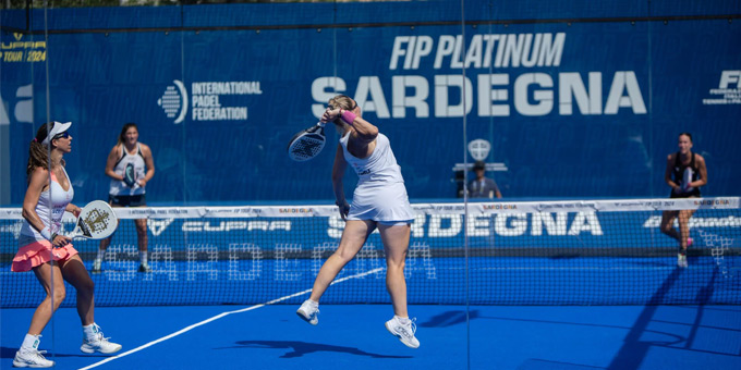 Marta Marrero y Aranza Osoro semis FIP Platinum Cerdeña 2024