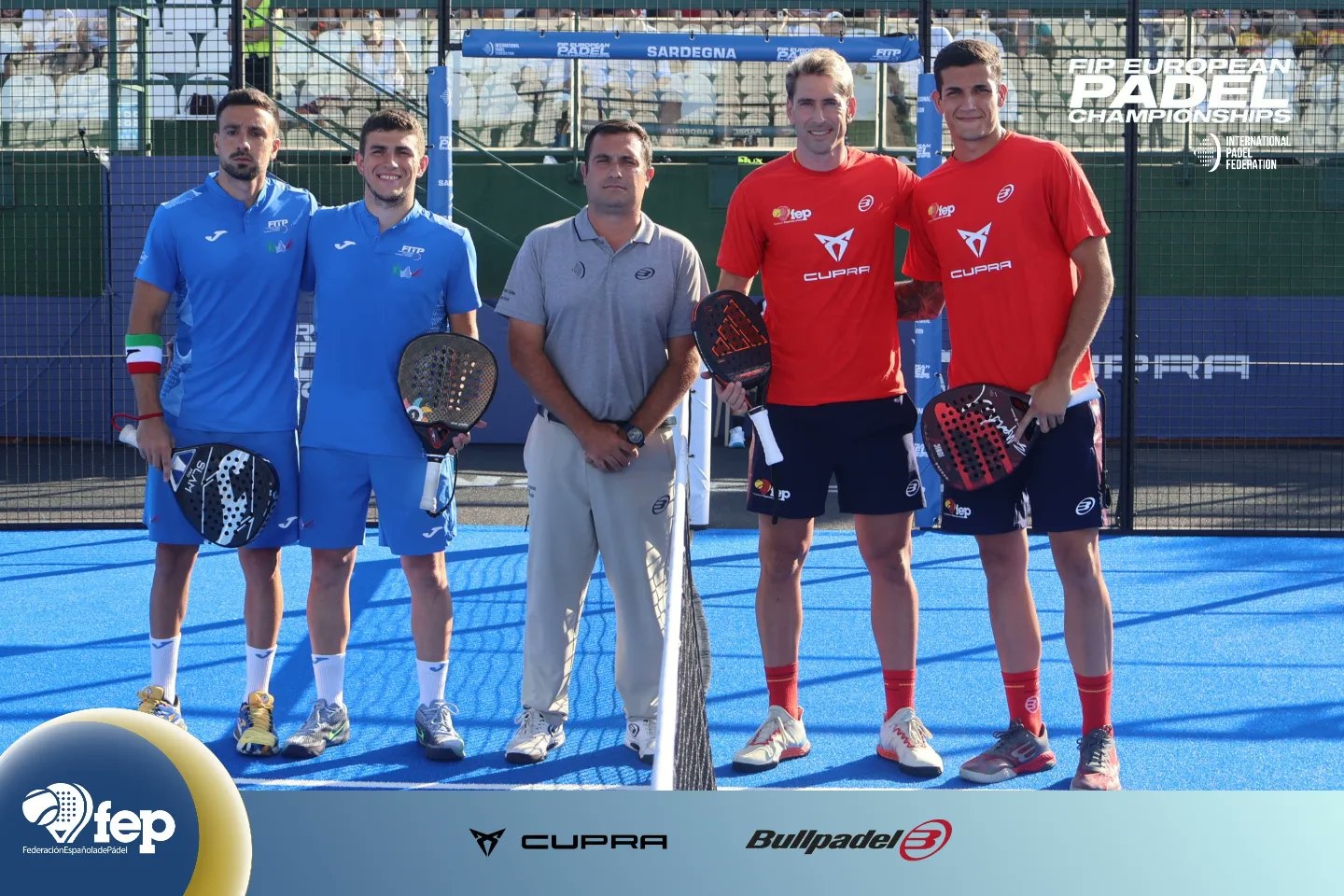 Partido final Europeo Cerdeña Álex Arroyo y Álex Ruiz 2024