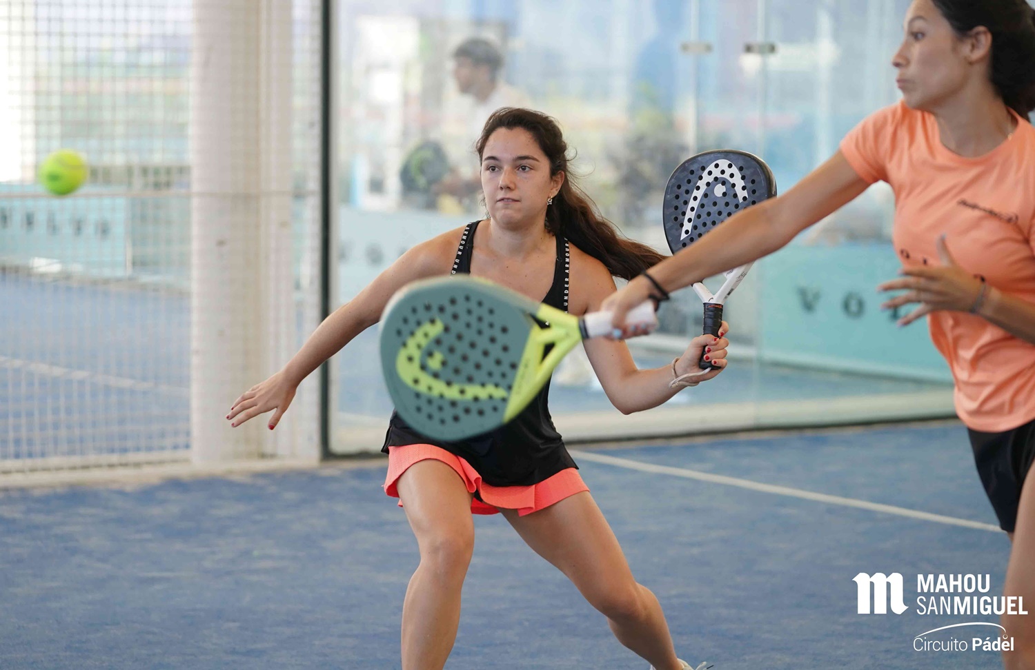 Jugadoras durante el torneo (Circuito Mahou San Miguel)