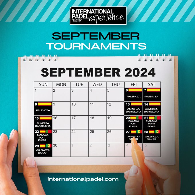 Calendario septiembre IPE by Madison 2024