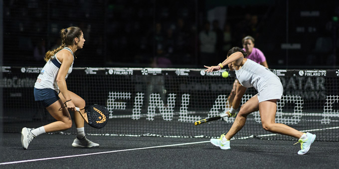 Carmen Goenaga y Virginia Riera cuartos de final Premier Padel Finlandia P2 2024