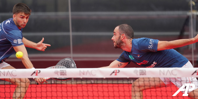 Joaquim Florensa y Jesús Ruiz segundo día Marbella Master A1 Padel 2024