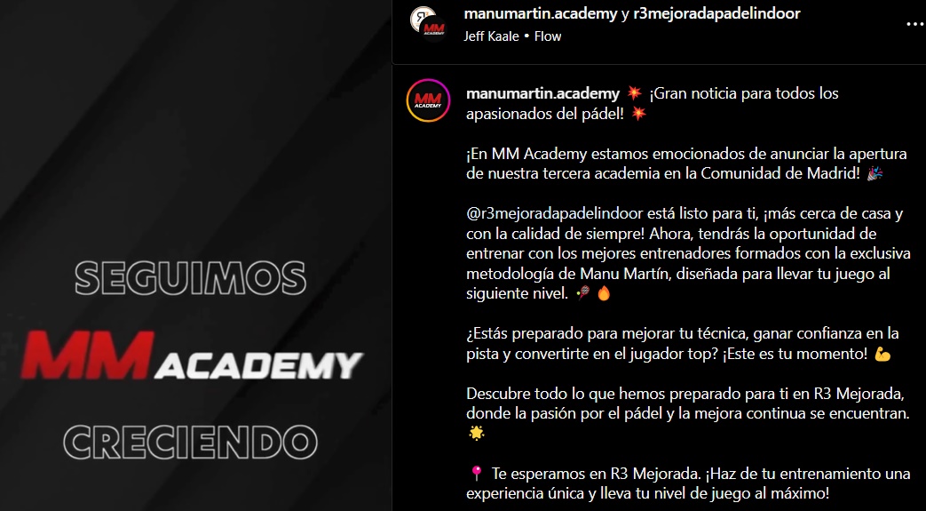 Nueva Academia Manu martín mejorada R3 Madrid 2024