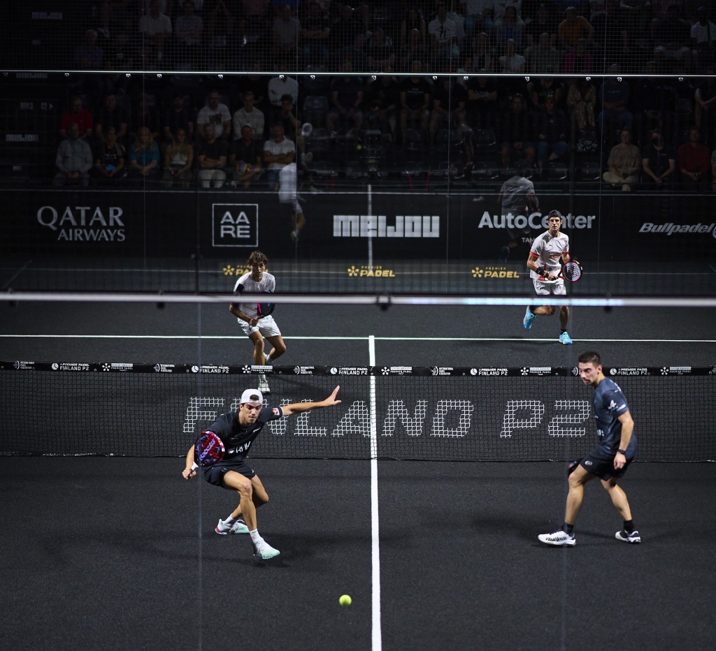 Partido semis Finlandia Alonso y González contra lebrón y Di Nenno Premier Padel 2024