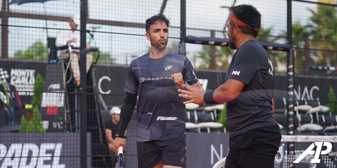 Sergio Alba y Gabriel Loredo segundo día Marbella Master A1 Padel 2024