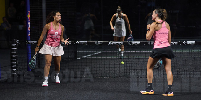 Sofia Araújo y Martita Ortega cuartos de final Premier Padel Finlandia 2024