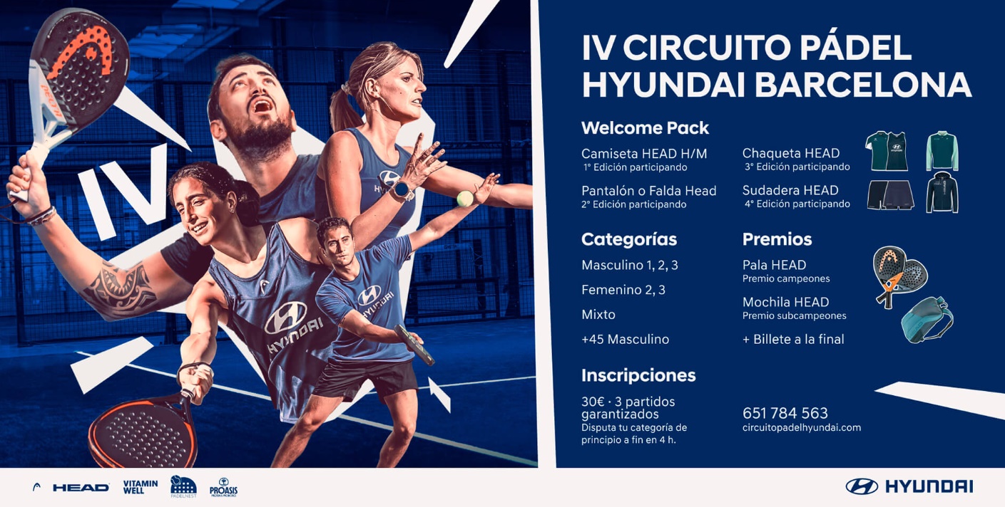 Cartel torneo Circuito Hyundai Barcelona 2024