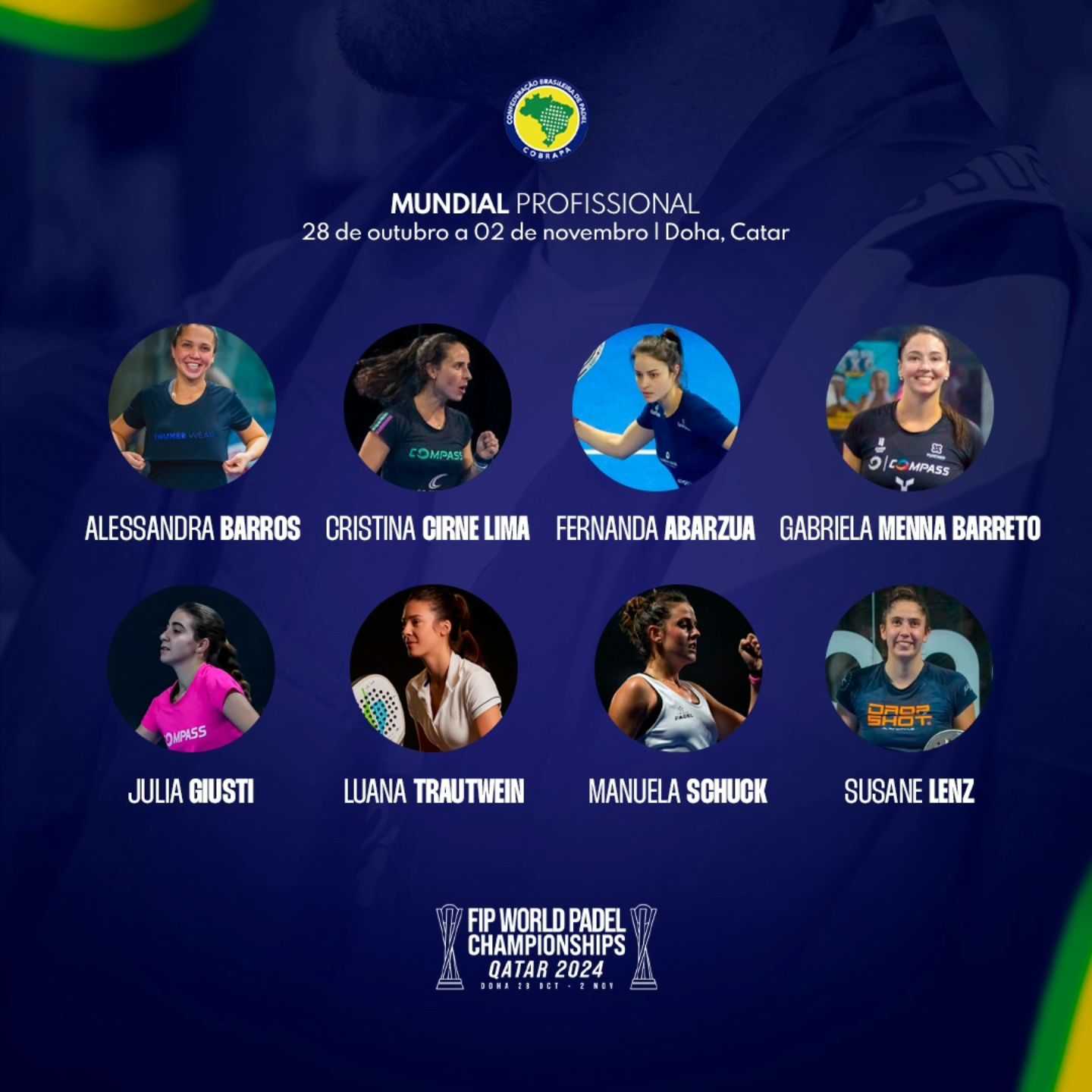 Convocadas Brasil Campeonato del Mundo 2024