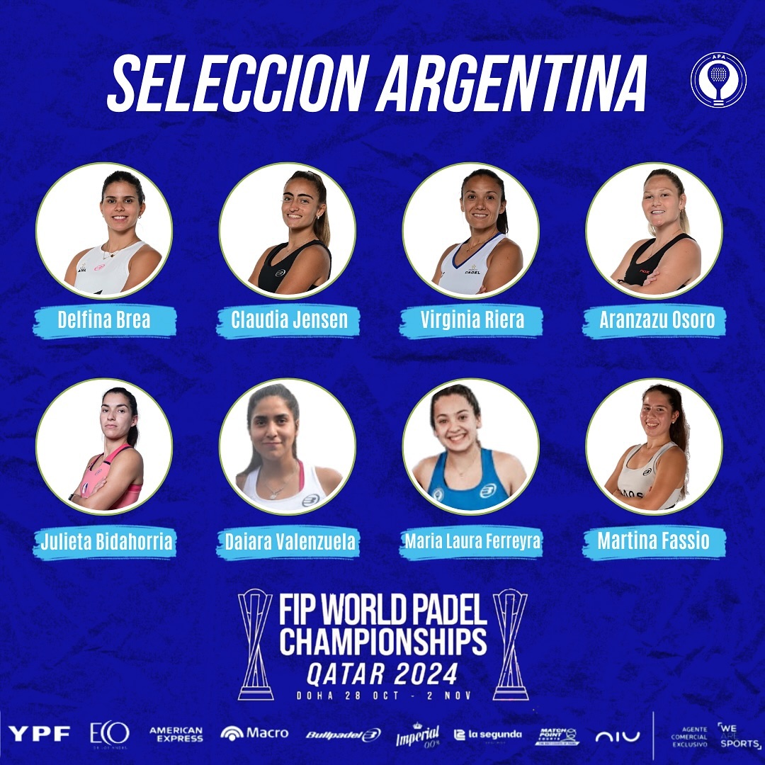 COnvocatoria femenina Argentina Mundial FIP 2024