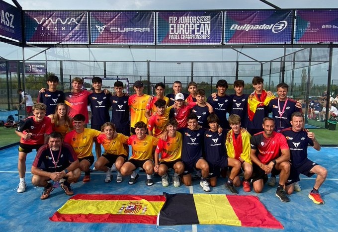 Equipo España chicos semis Europeo menores FIP Budapest 2024