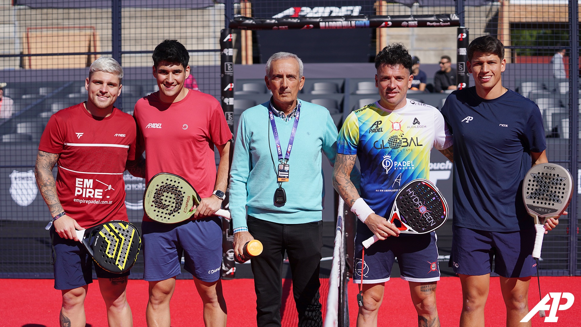 Inicio semifinal Fede Chiostri y Maxi Sánchez contra 'Tito' Allemandi y Martín Abud (A1 Padel)