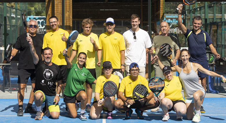 Pádel inclusivo the padel kingdom foto equipo 2024