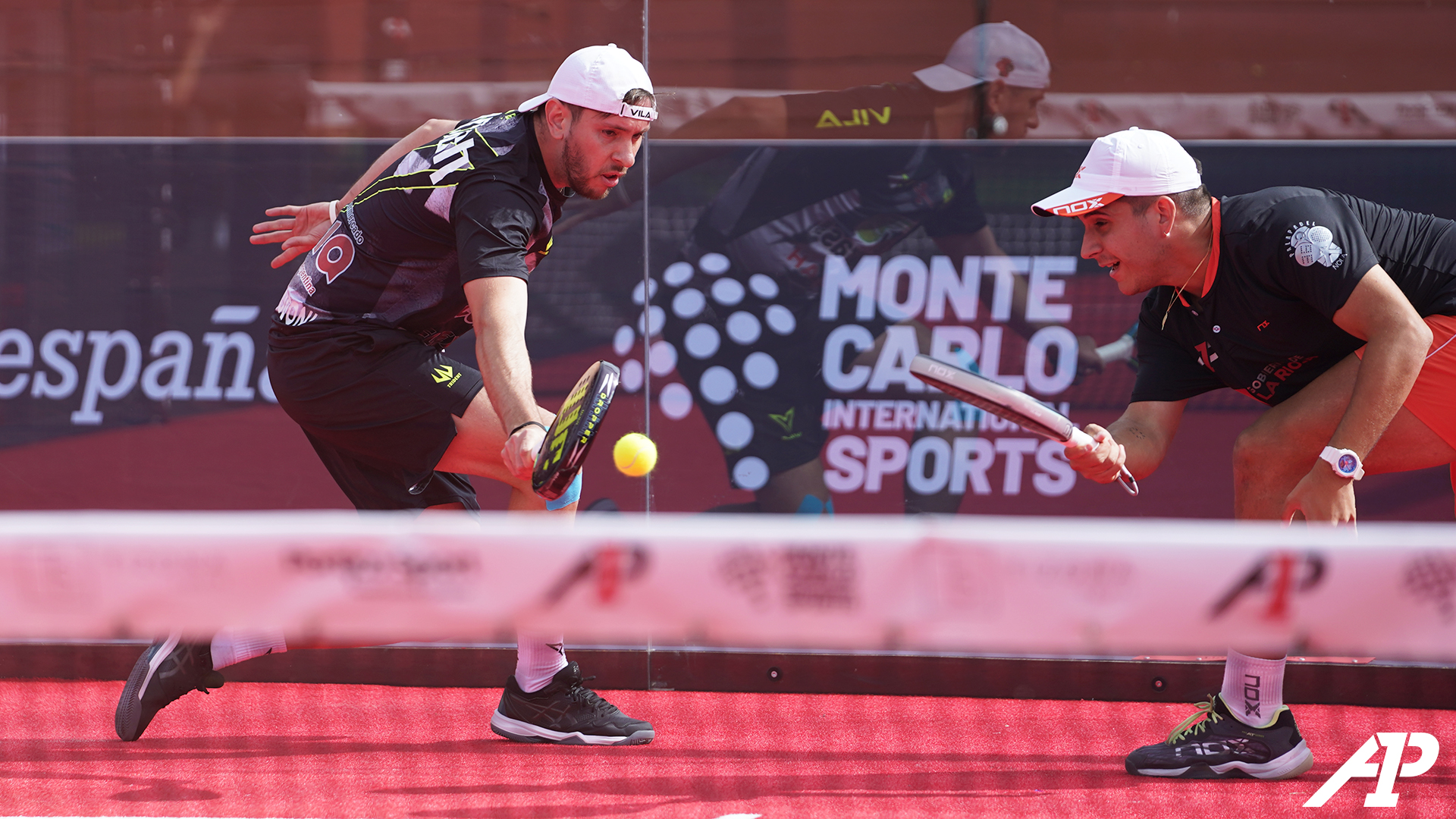 Santiago Frugoni y Matías del Moral debut Móstoles A1 Padel 2024