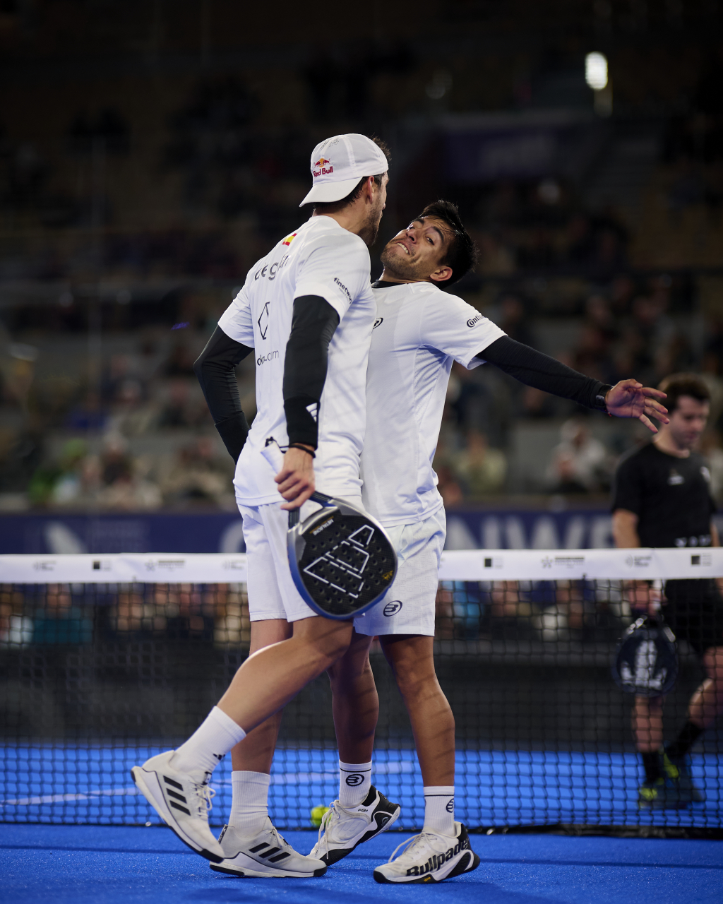 Ale Galán y Fede Chingotto celebración punto cuartos Paris Major 2024 