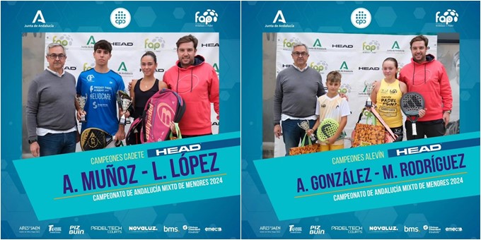 Campeones Menores mixtos Andalucía FAP 2024