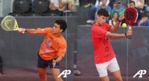 Coquito Zamora y Mariano González octavos Cataluña Open A1 2024