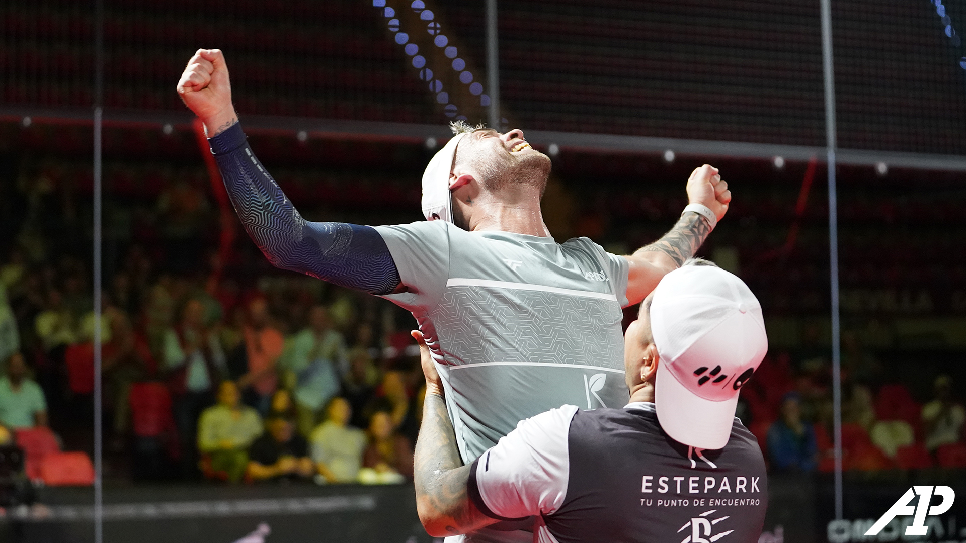 Gonza Alfonso y 'Tolito' Aguirre en la final de Sevilla (A1 Padel)