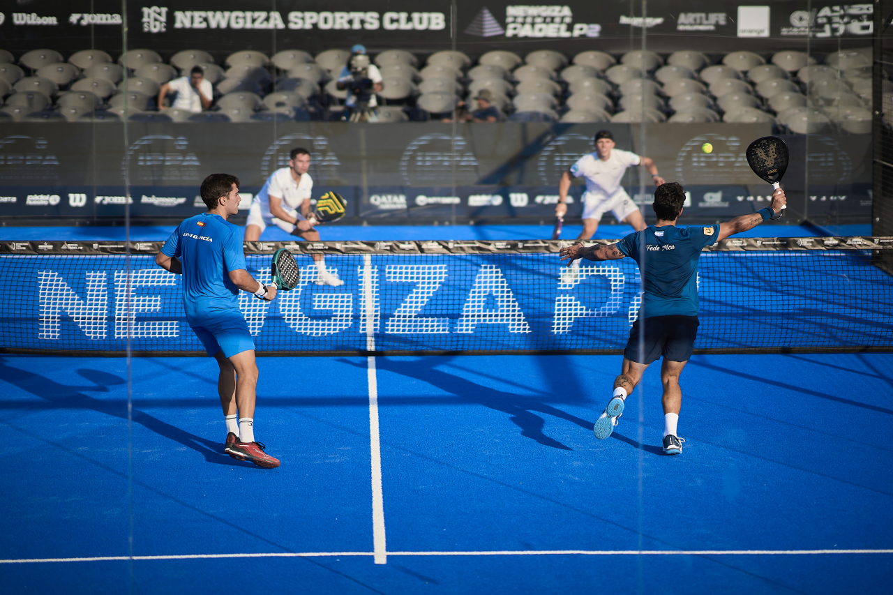 Partido primera ronda Giza Javi García y Fede Mouriño 2024