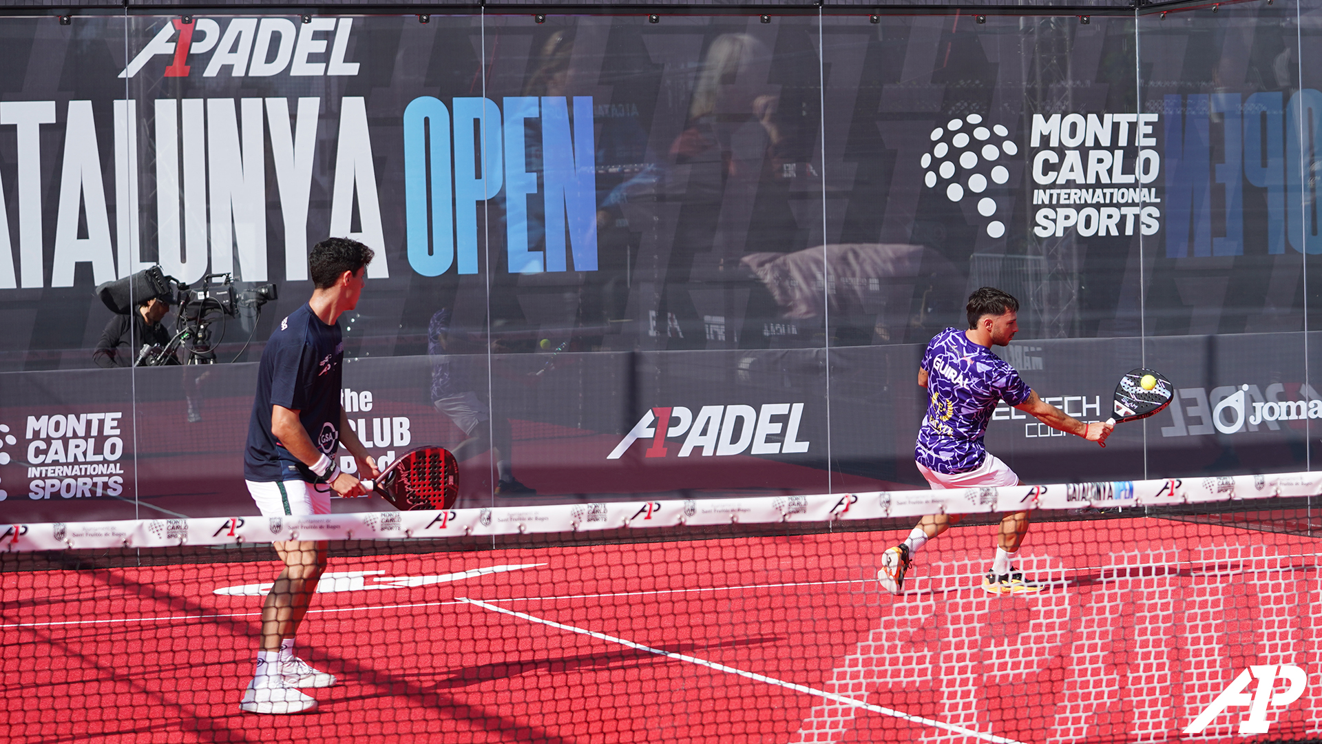 Santiago Pineda y Óscar Guiral en los octavos Cataluña Open 2024