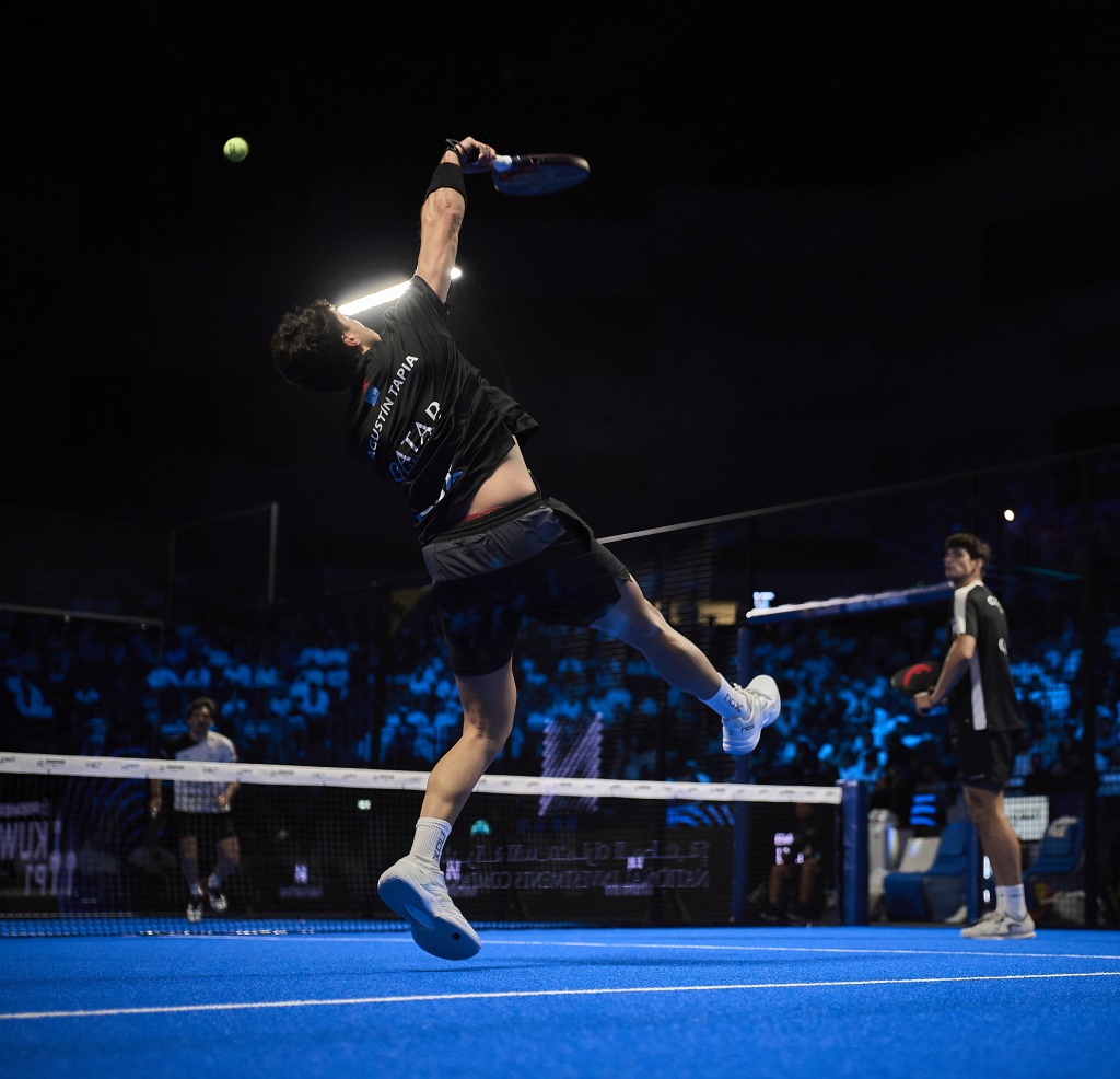 Agustín Tapia en la final de Kuwait 2024