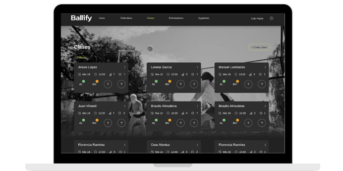 Aplicación-Ballify-gestión-clases-pádel-2024