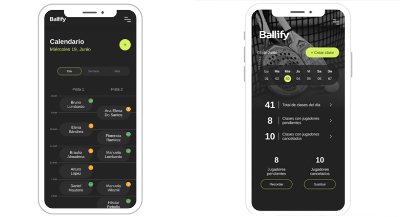 Aplicación-Ballify-gestión-clases-pádel-2024