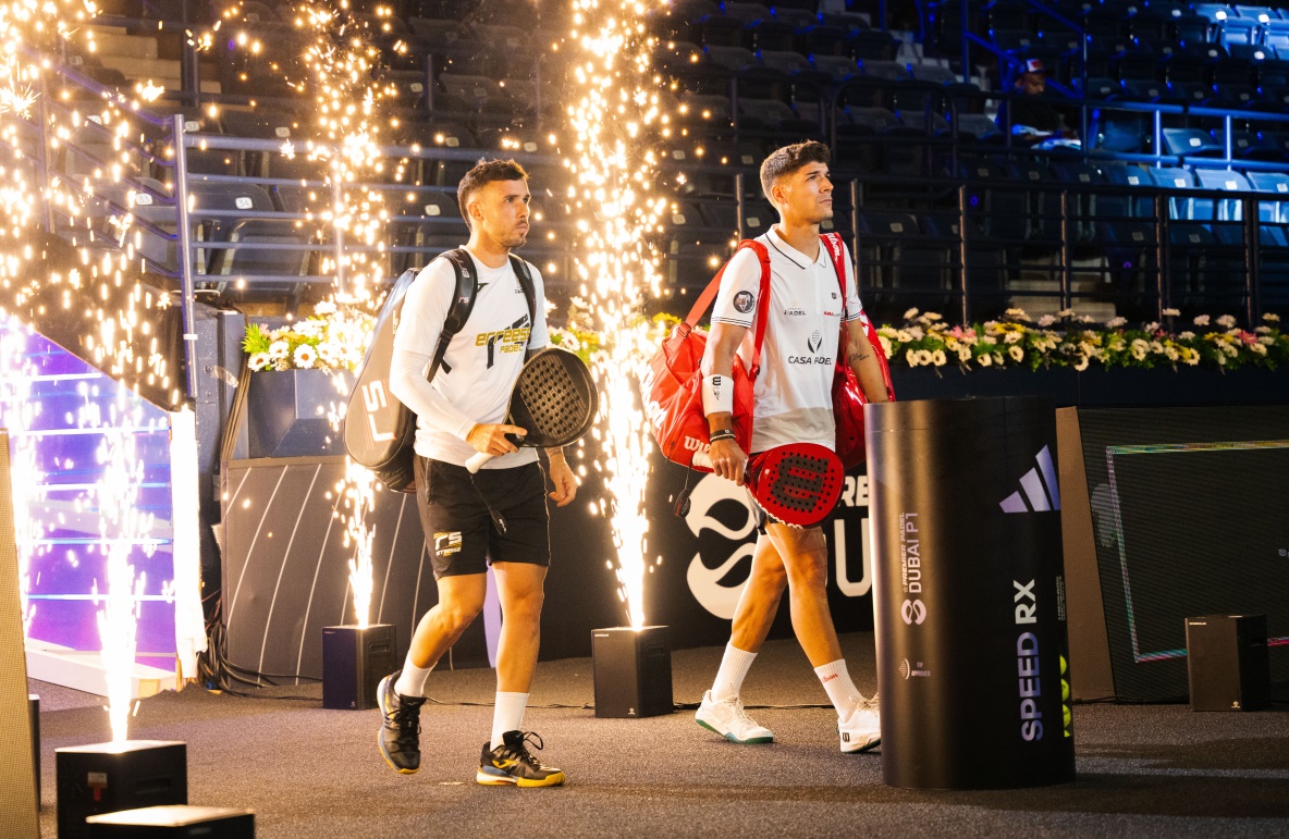 Fran Ramírez y mario Huete debut cuadro final Dubái 2024