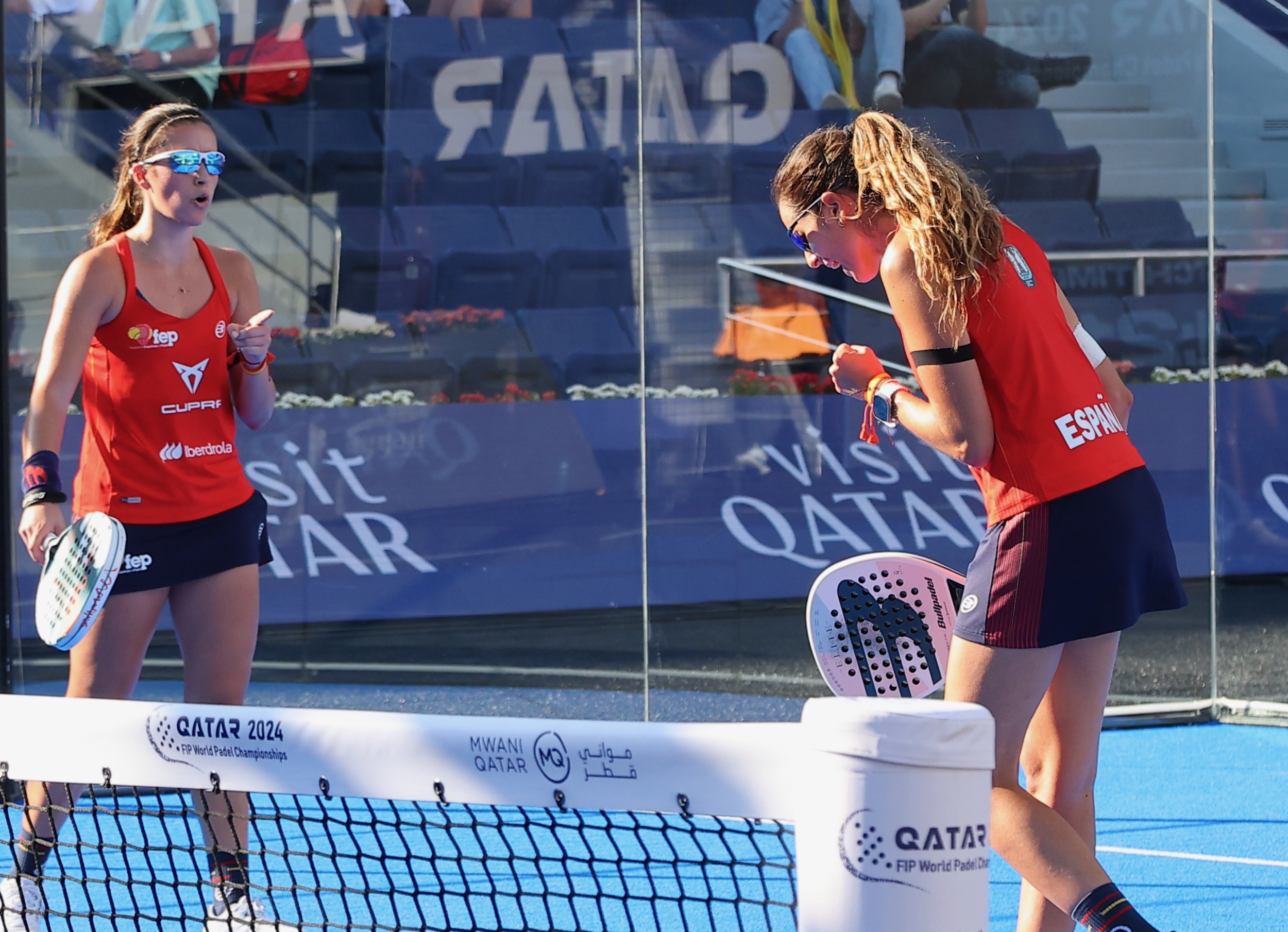 Gemma Triay y Claudia Fernández final España Mundial Catar 2024 