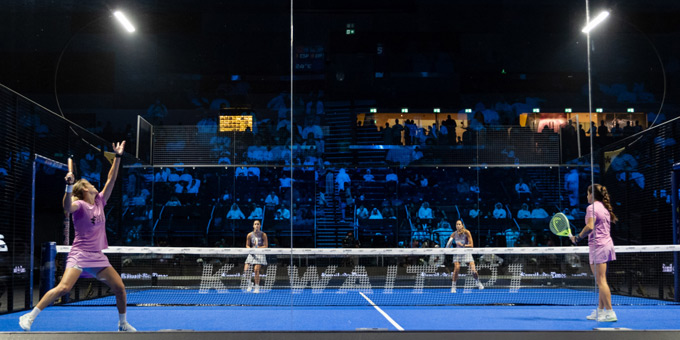 Imagen de la pista durante la final femenina de Kuwait 2024 