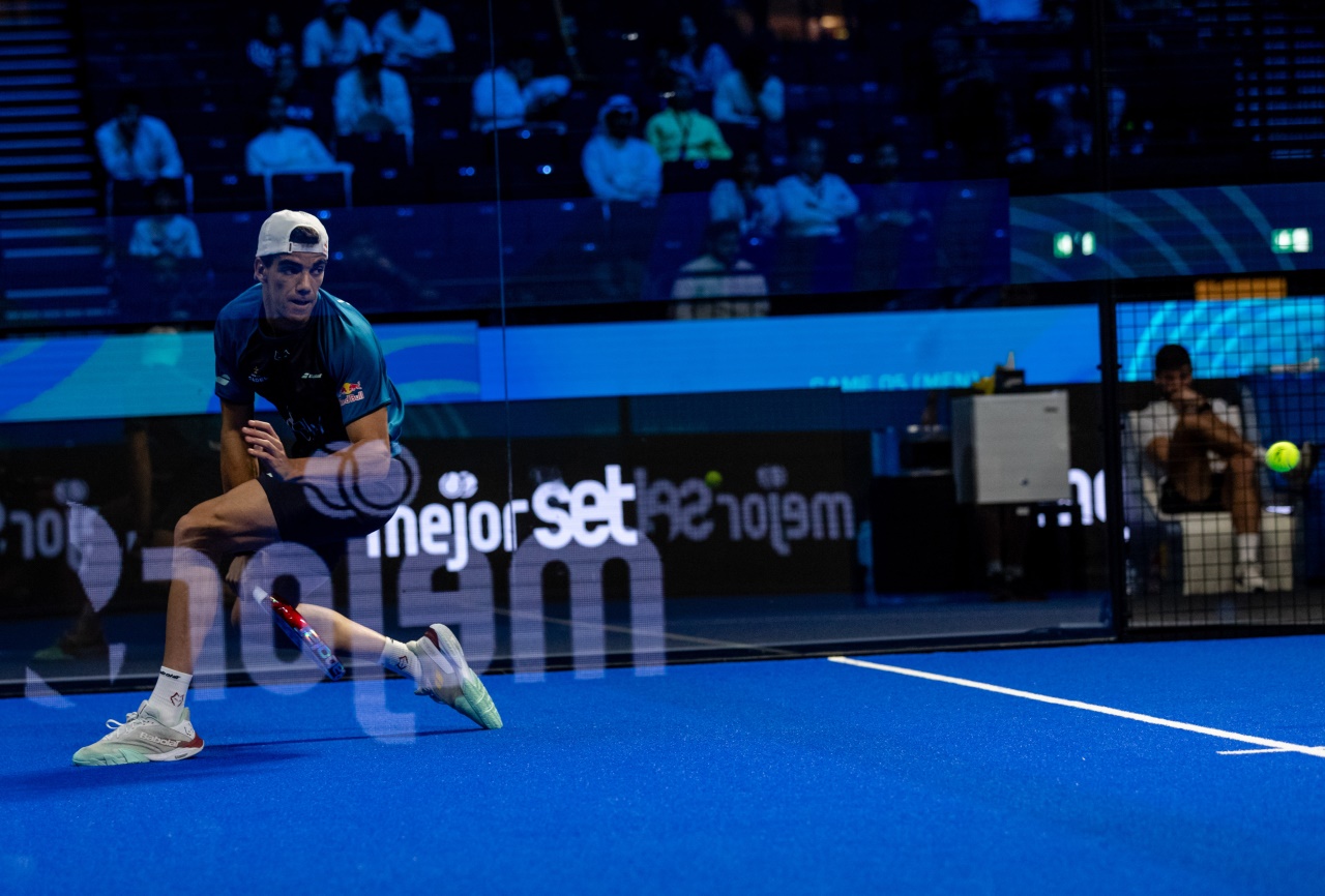 Juan Lebrón en su partido de dieciseisavos de final Kuwait 2024