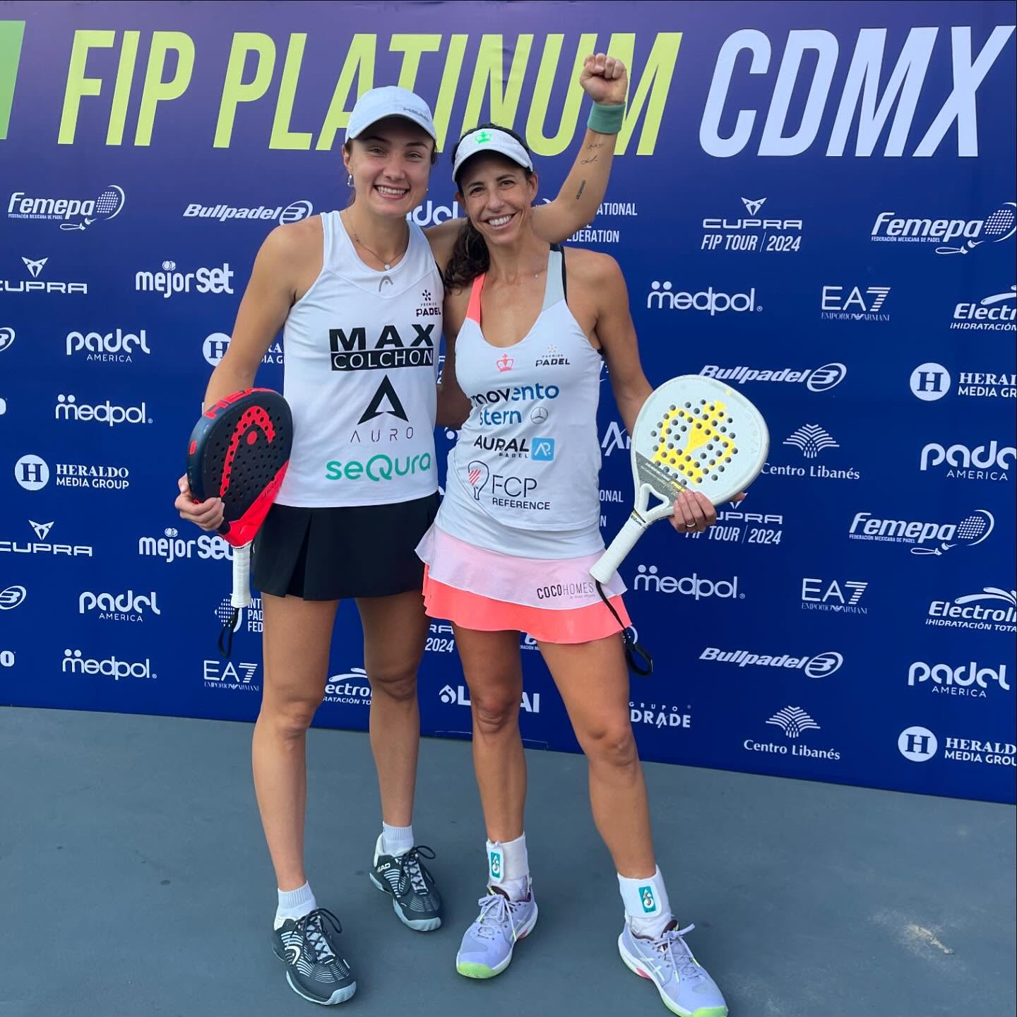 Ksenia Sharifova y Marta Marrero octavos FIP Platinum México 2024