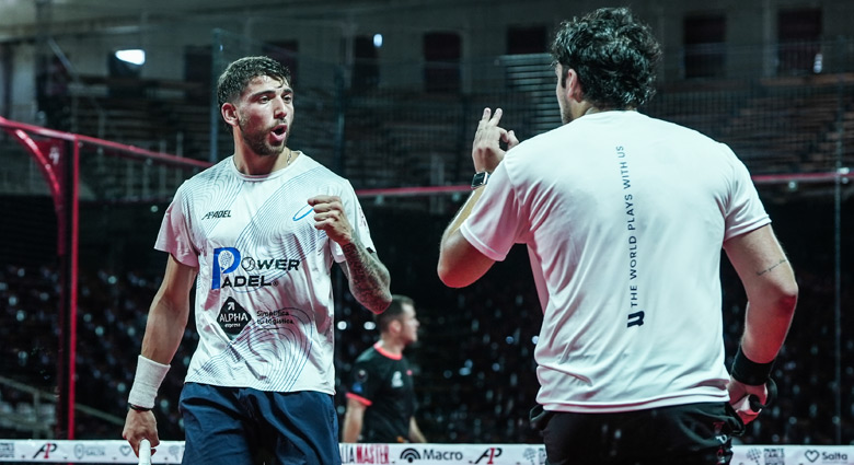 Rodrigo Santellán y Gastón Díaz segundo día Master Salta A1 Padel 2024