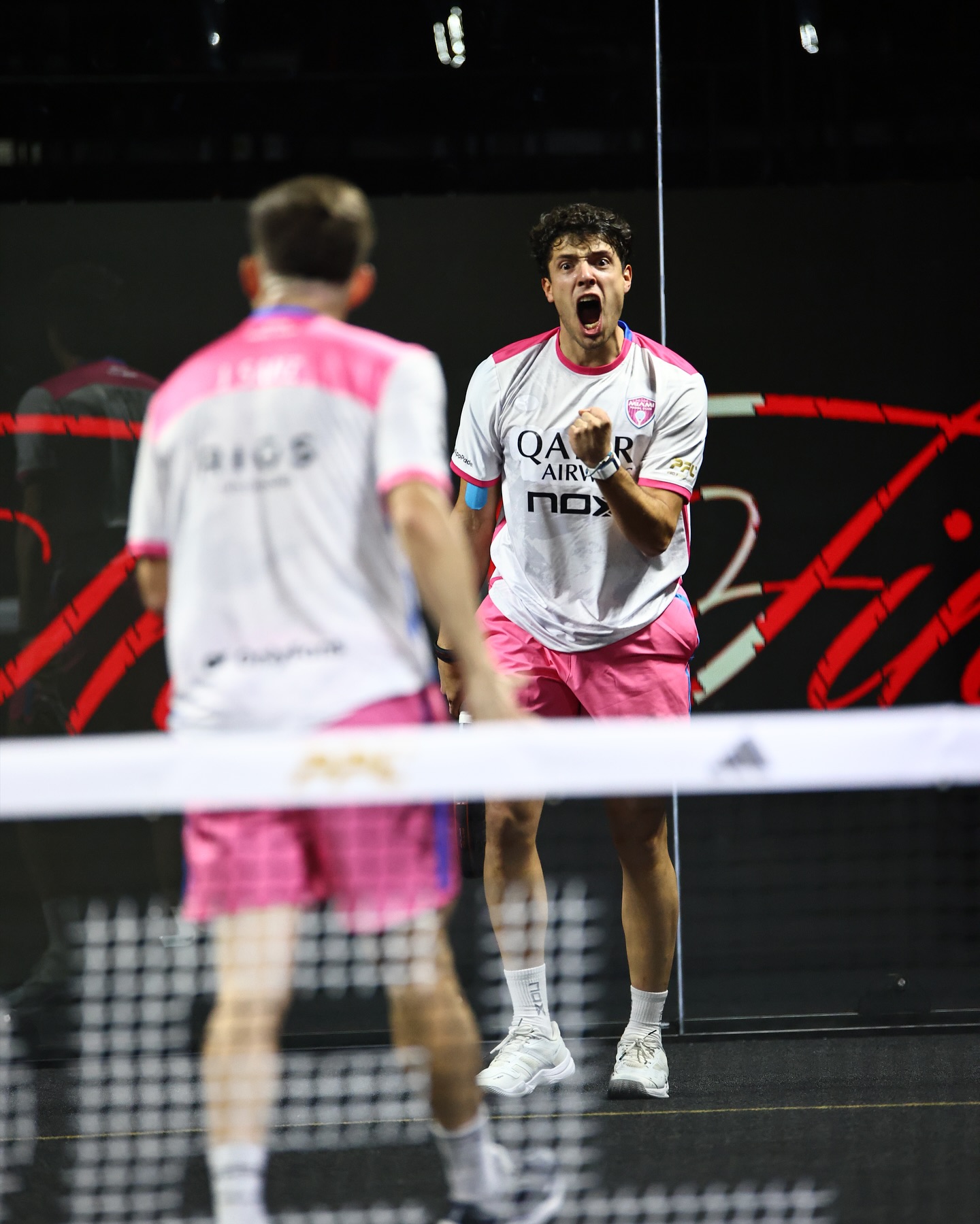 Jon Sanz y Agustín Tapia disputando el duelo masculino (PPL)