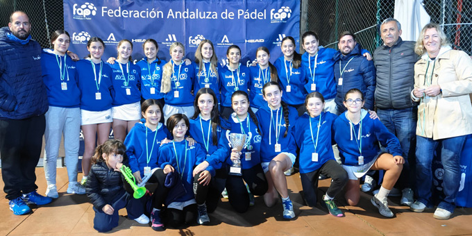 Campeonas Campeonato de Andalucía por Equipos Menores FAP 2024 Málaga