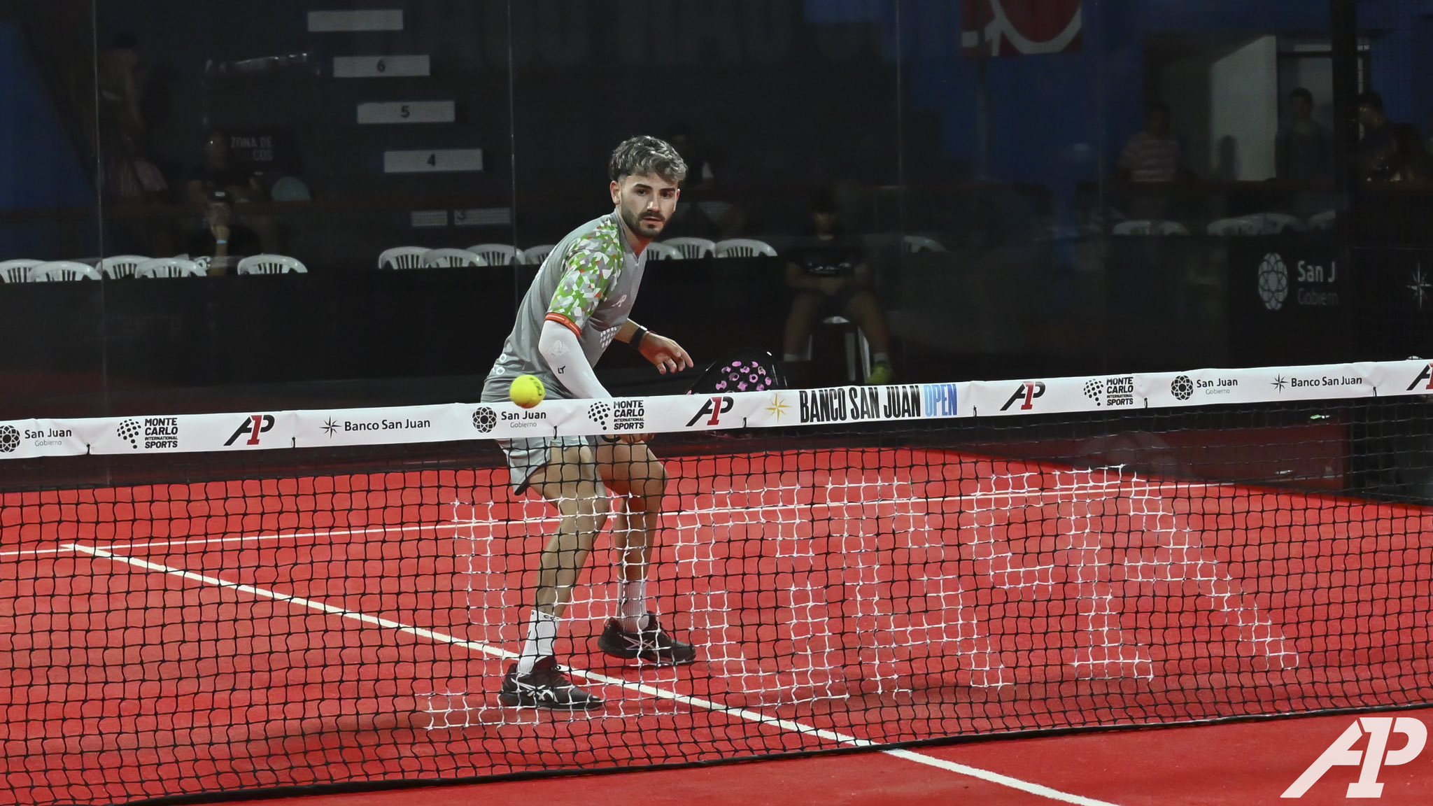 Franco Dal Bianco octavos A1 Padel San Juan Open 2024 dentro