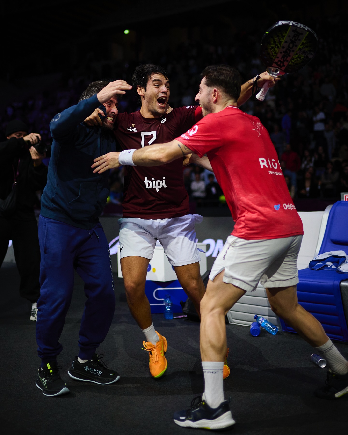 Jon y Coki celebración del Master Final 2024