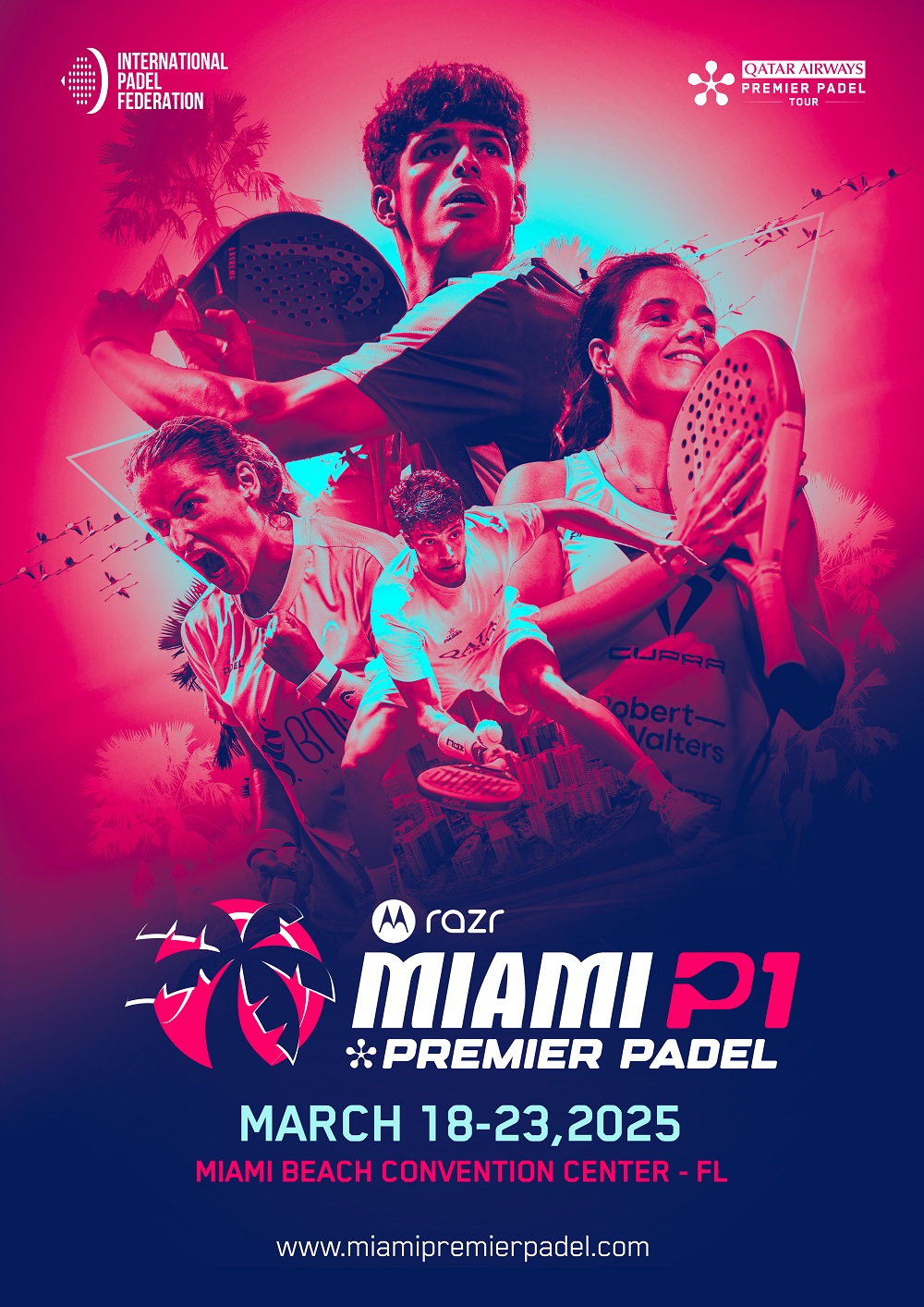 Torneo Miami P1 Premier Padel novedad 2025