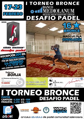 Torneo Bronce16* en DESAFIO Padel