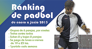 El padbol, a punto de iniciar su primer ranking en Madrid