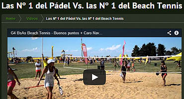 Vídeo: Playa, pádel y un duelo entre números 1